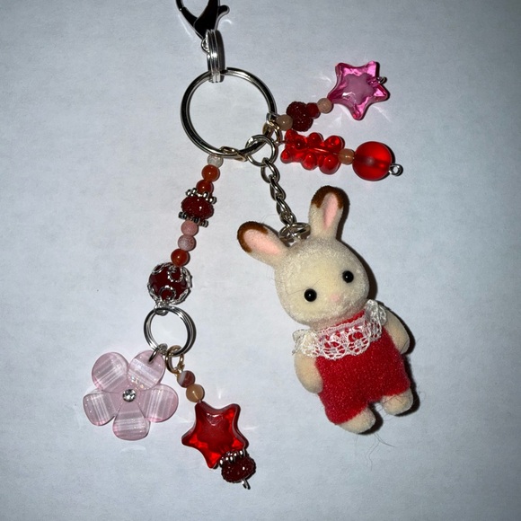 calico critters Accessories - Calico Critter Hand Crafted Bag Charm/Keychain